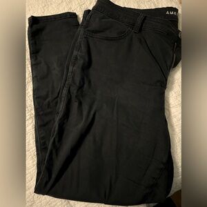 AE Navy Knit Jeggings